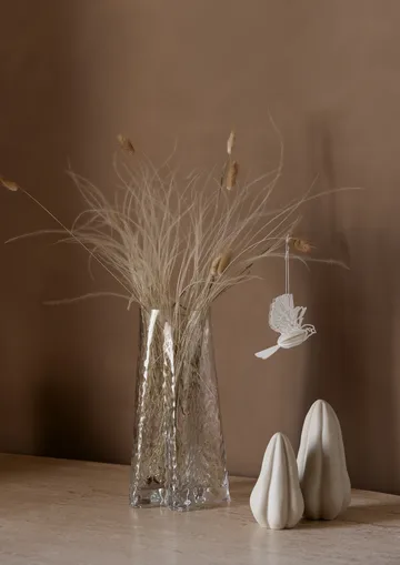 Paper bird hengende dekorasjon 2-pakn. - Naturlig - Cooee Design