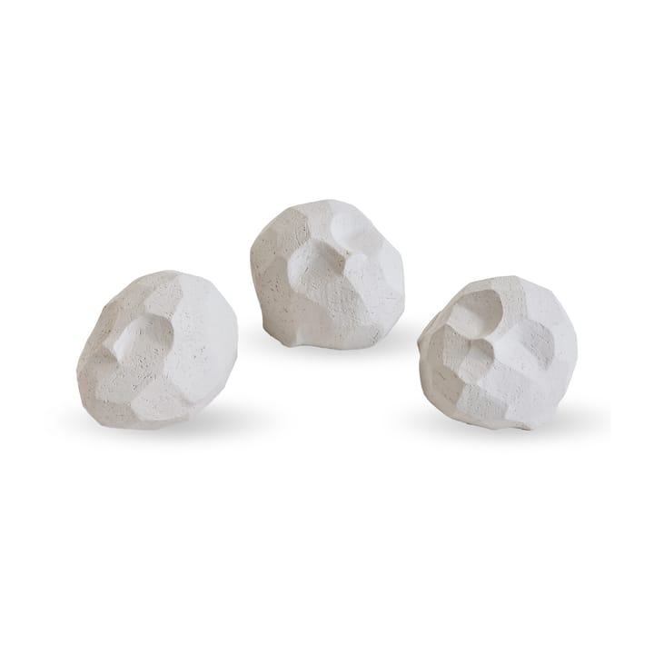 Pebble heads sculpture 3-pakning, Limestone Cooee Design