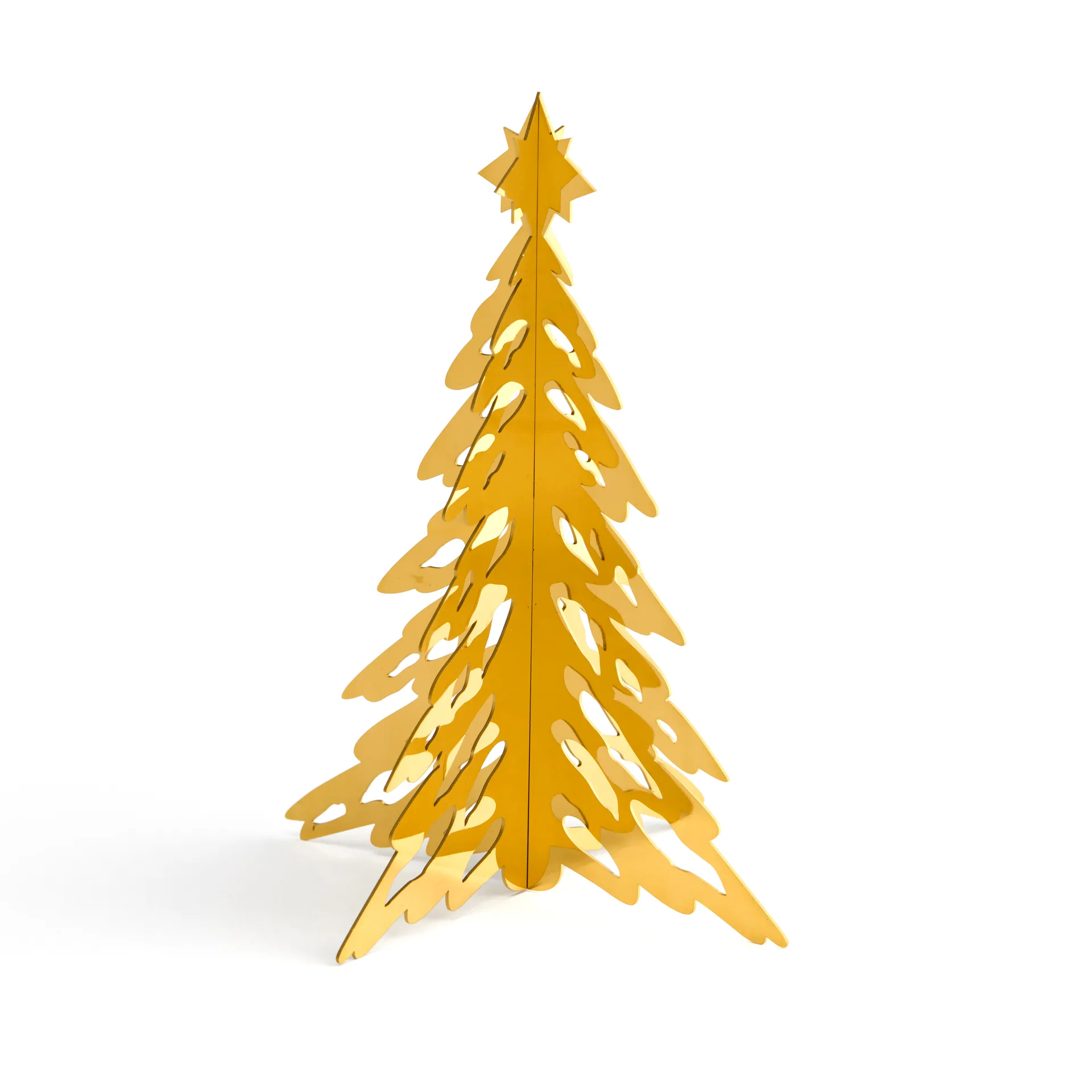 Pinetree dekorasjonsgran 15 cm, Brass Cooee Design