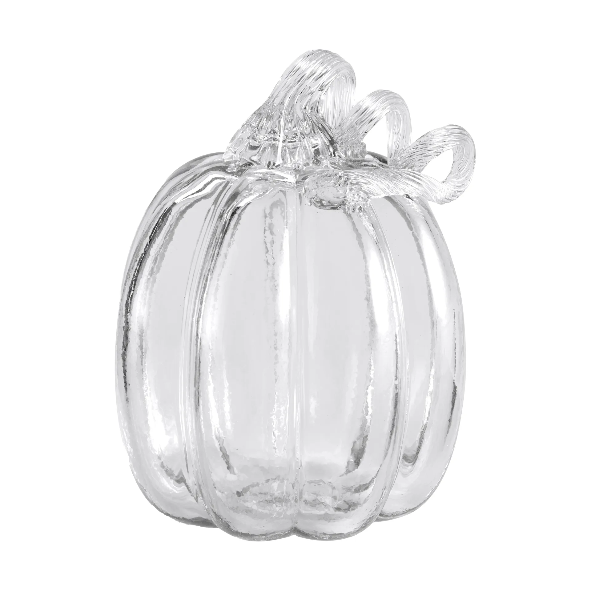 Pumpkin dekorasjon 14 cm, Clear Cooee Design