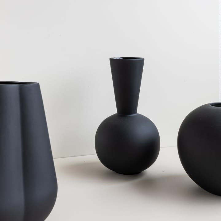 Trumpet vase 30 cm, Black Cooee Design