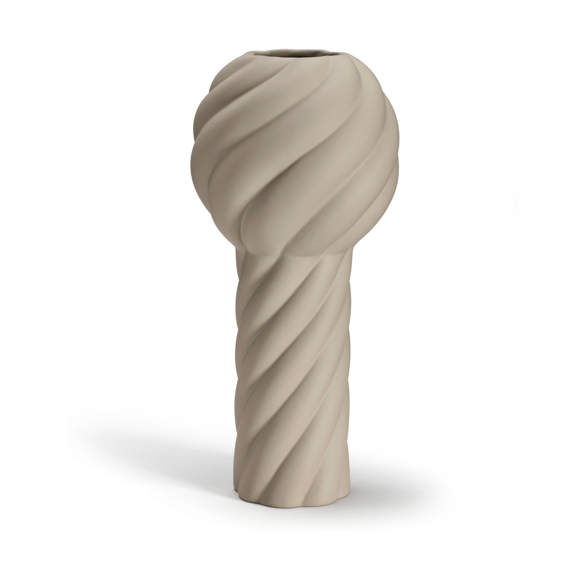 Twist Pillar vase 34 cm, sand