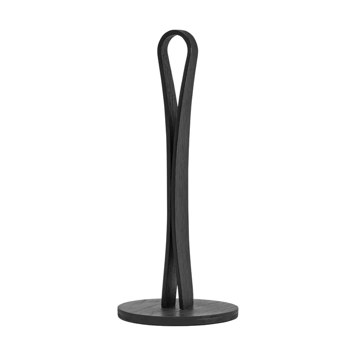 Woody kjøkkenrullholder - Svartbeiset eik - Cooee Design