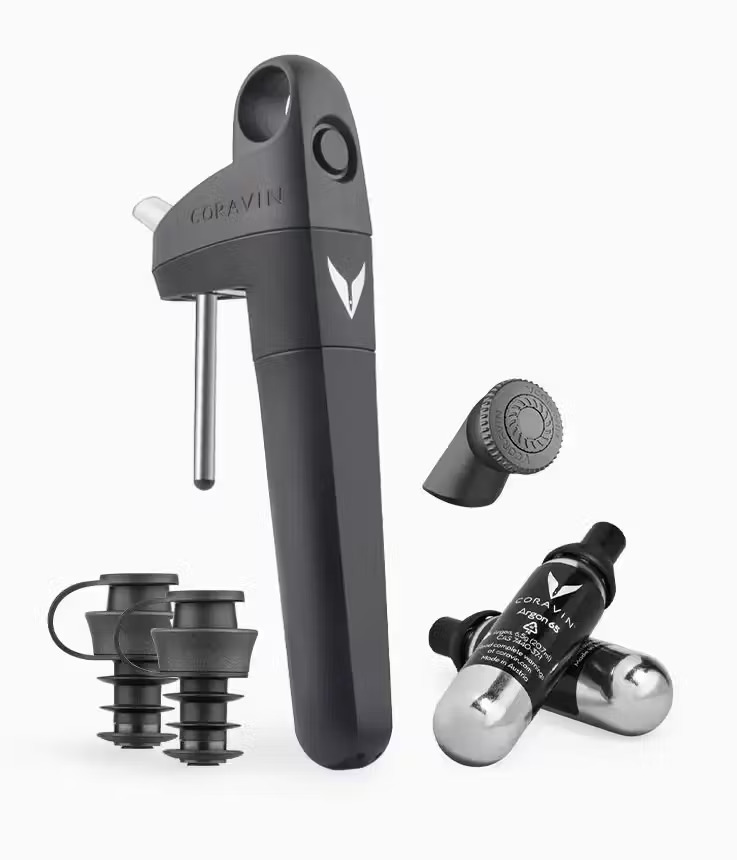 Coravin Pivot+ Vinkonserveringssystem Svart