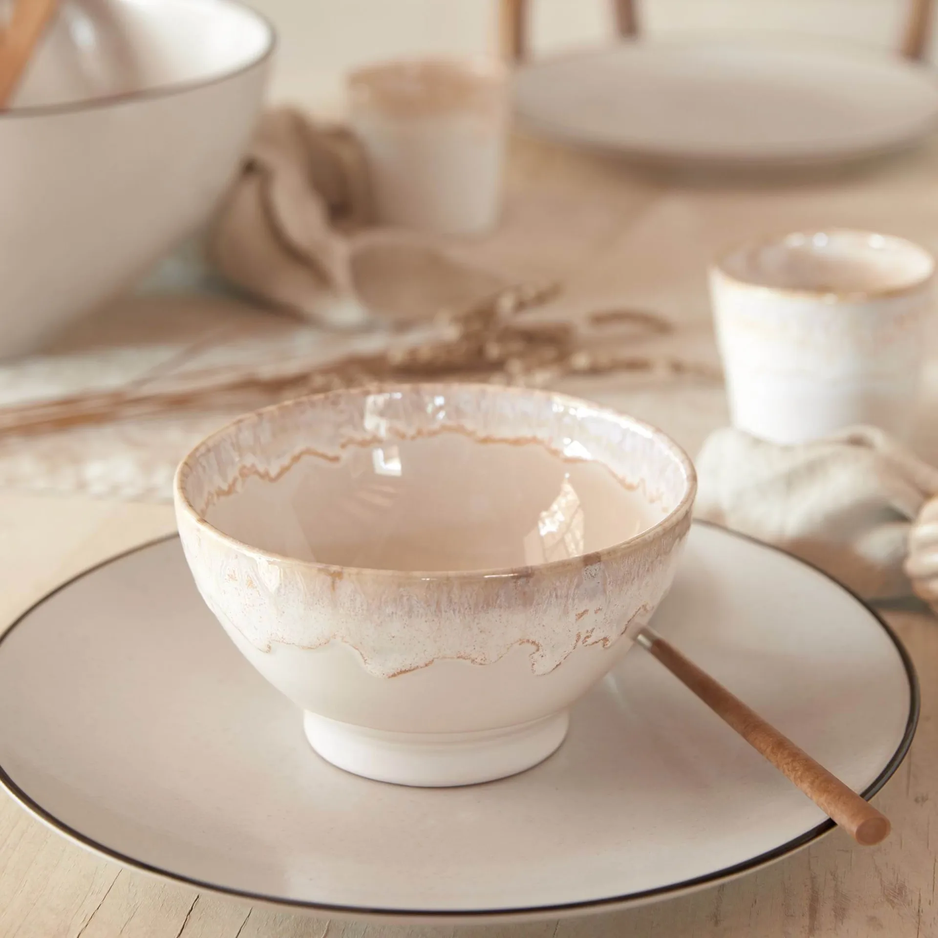 Latte bolle, Hvit, 55 cl, 4‑pakning Costa Nova