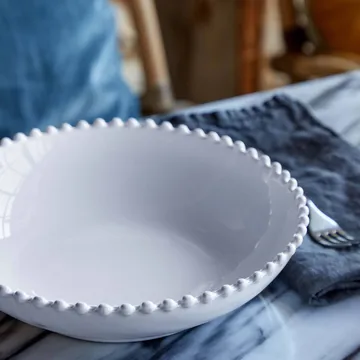 Pearl pastaskål - Hvit, Ø24 cm - Costa Nova