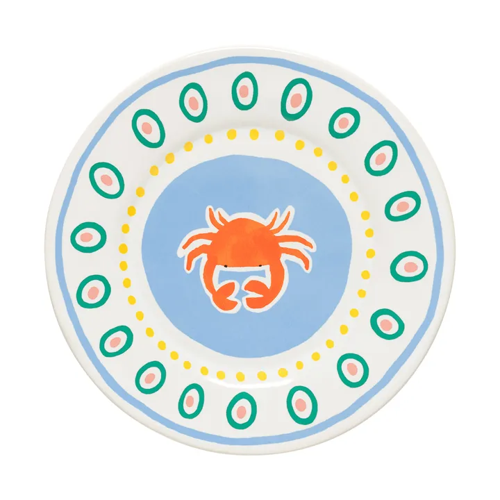 Summer Bliss asjett - Crab, Ø22 cm - Costa Nova