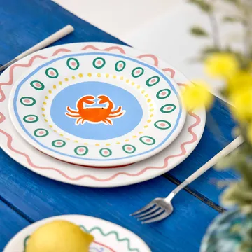 Summer Bliss asjett - Crab, Ø22 cm - Costa Nova