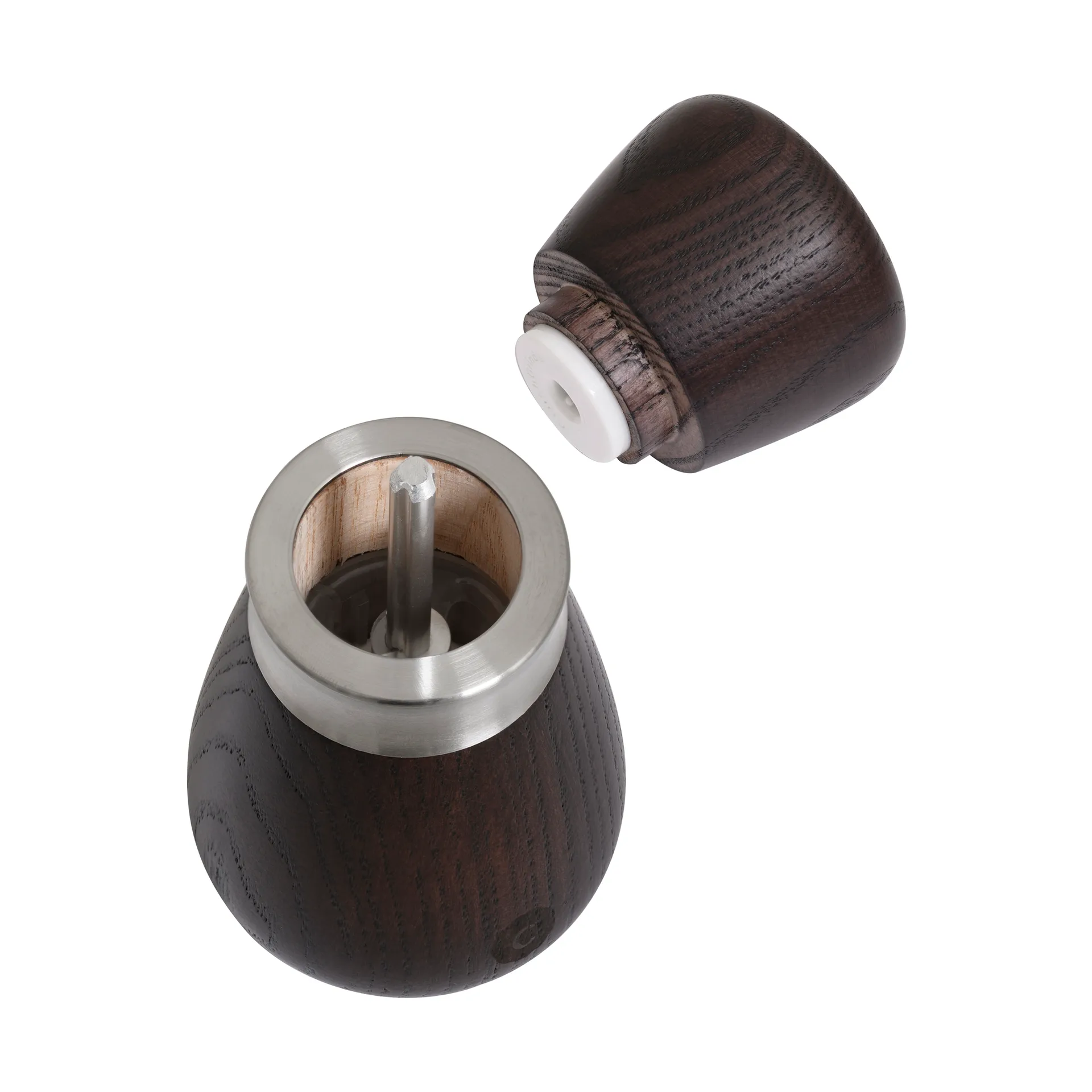 Kyoto krydderkvern, Brown glaze, FSC ash, 10 cm Crushgrind