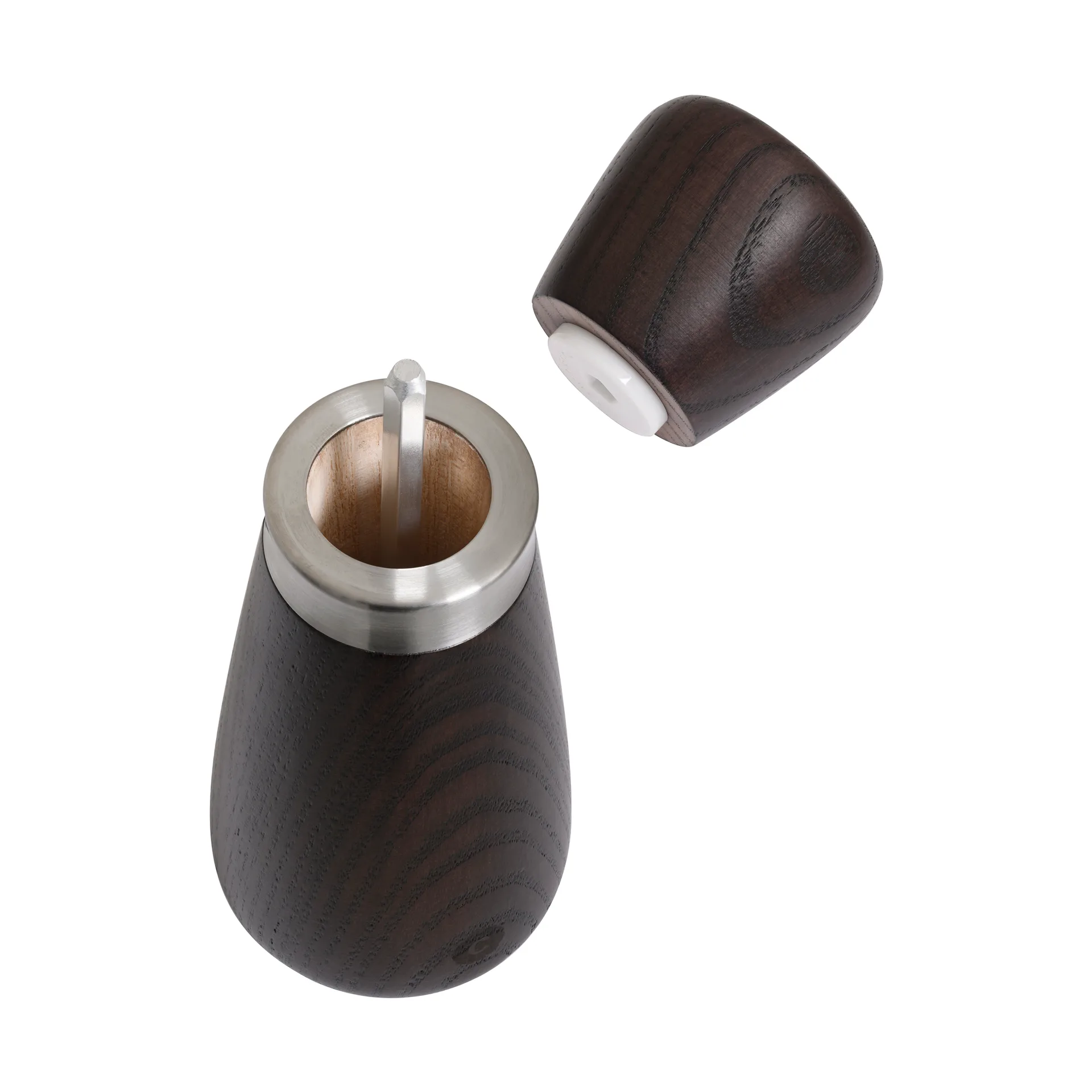 Kyoto krydderkvern, Brown glaze, FSC ash, 17 cm Crushgrind
