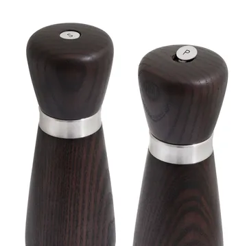 Kyoto krydderkvern - Brown glaze, FSC ash, 17 cm - Crushgrind