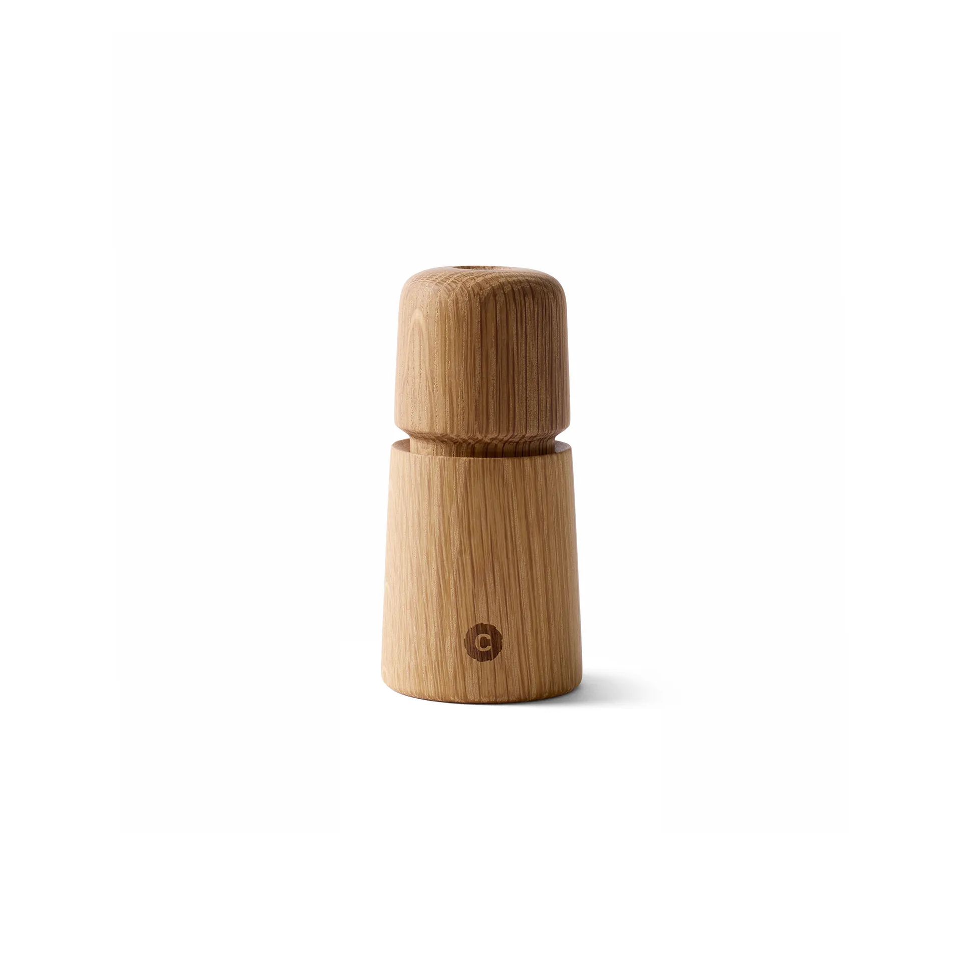 Stockholm krydderkvern, Natural, FSC oak, 11 cm Crushgrind