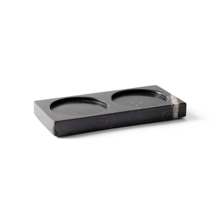 Tabletopper krydderkvernstativ - Black marble - Crushgrind