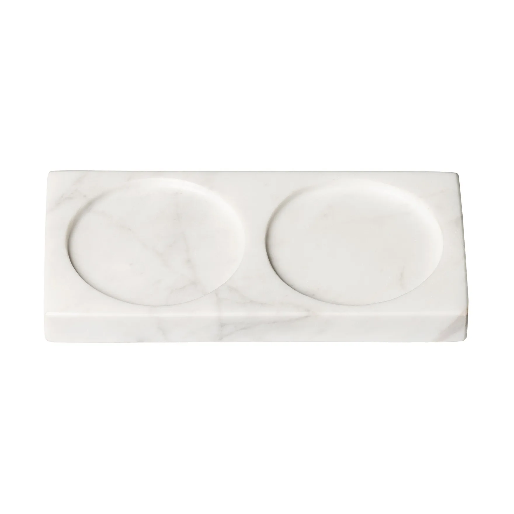 Tabletopper krydderkvernstativ, White marble Crushgrind