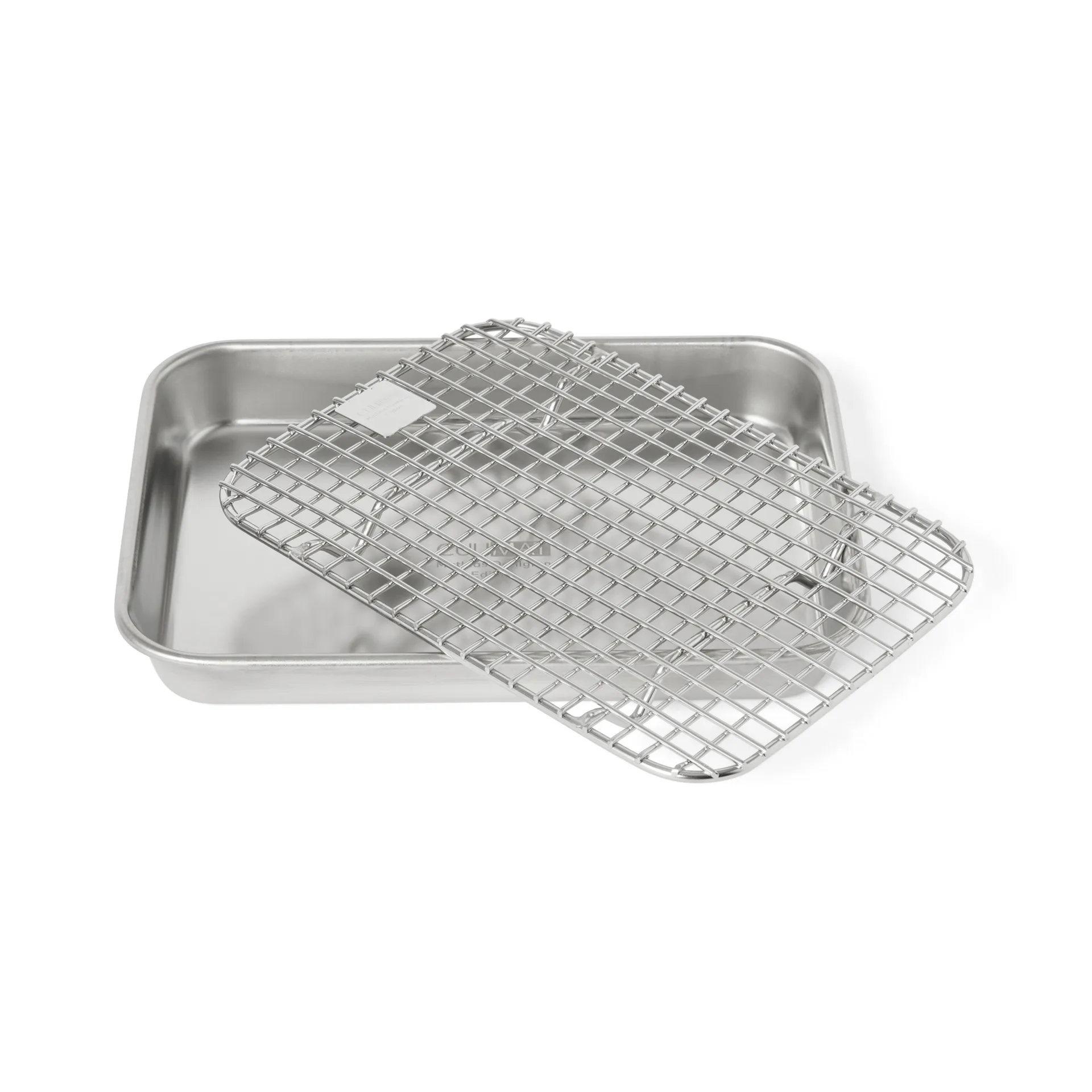 Culimat gastroplate med avkjølingsrist, Rustfritt stål, 18x14x2,5 cm Culimat