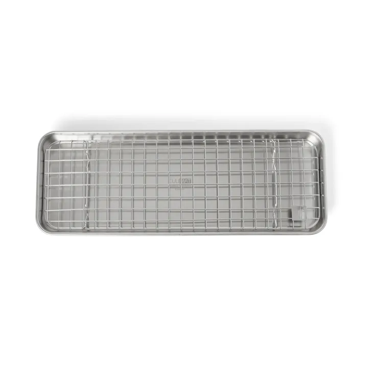Culimat gastroplate med avkjølingsrist - Rustfritt stål, 38x14x2,5 cm - Culimat
