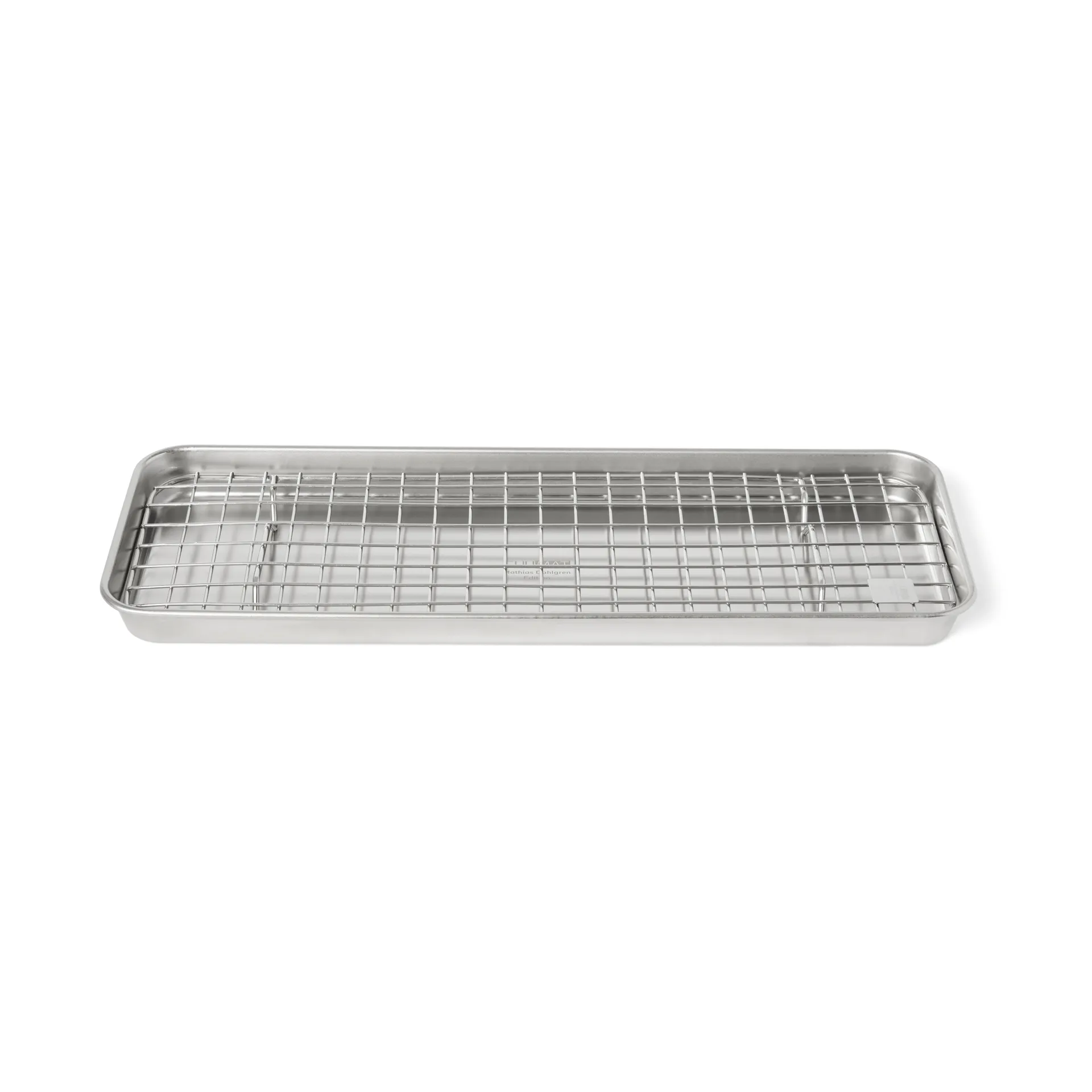 Culimat gastroplate med avkjølingsrist, Rustfritt stål, 38x14x2,5 cm Culimat