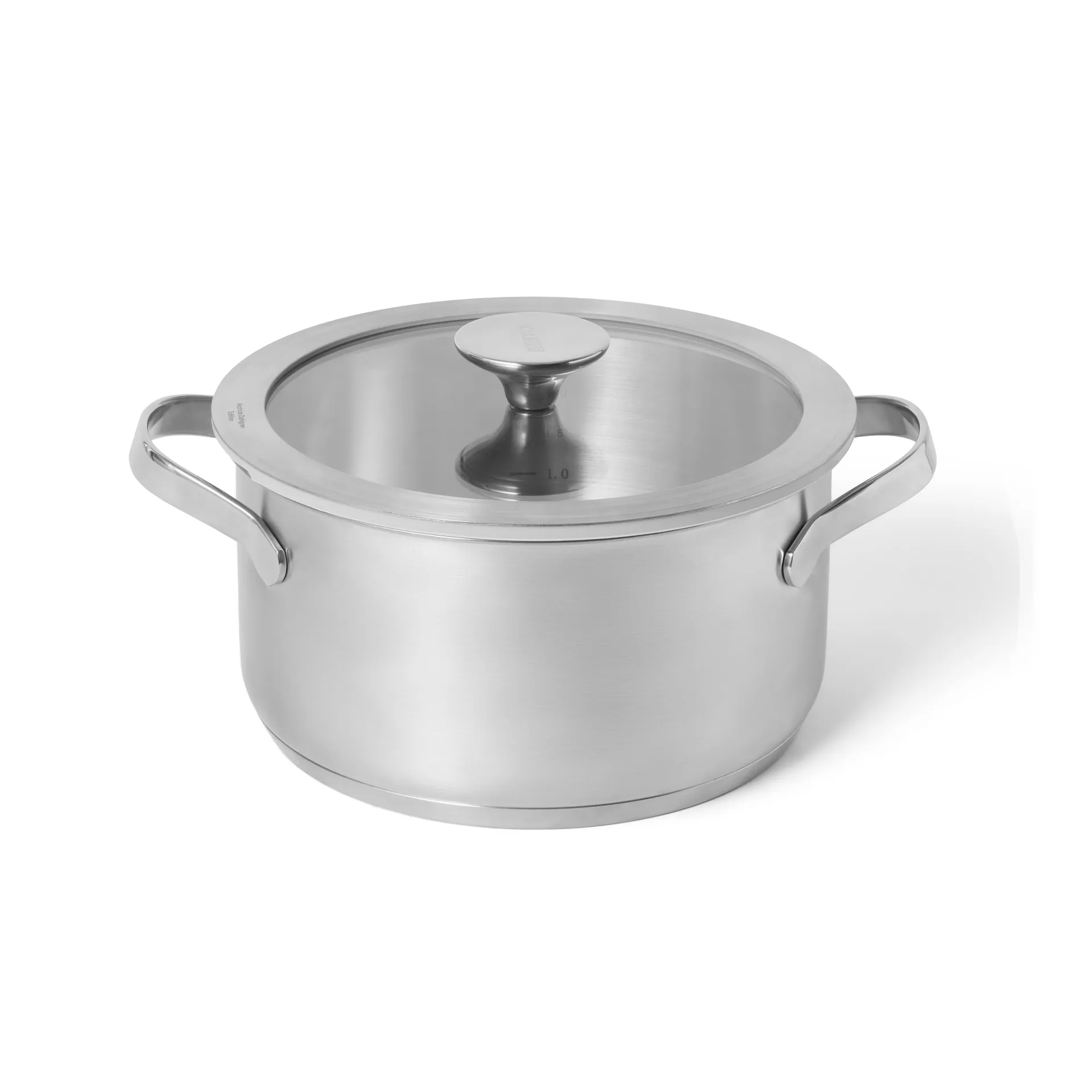 Culimat gryte, Rustfritt stål, glasslokk, 3 L Culimat