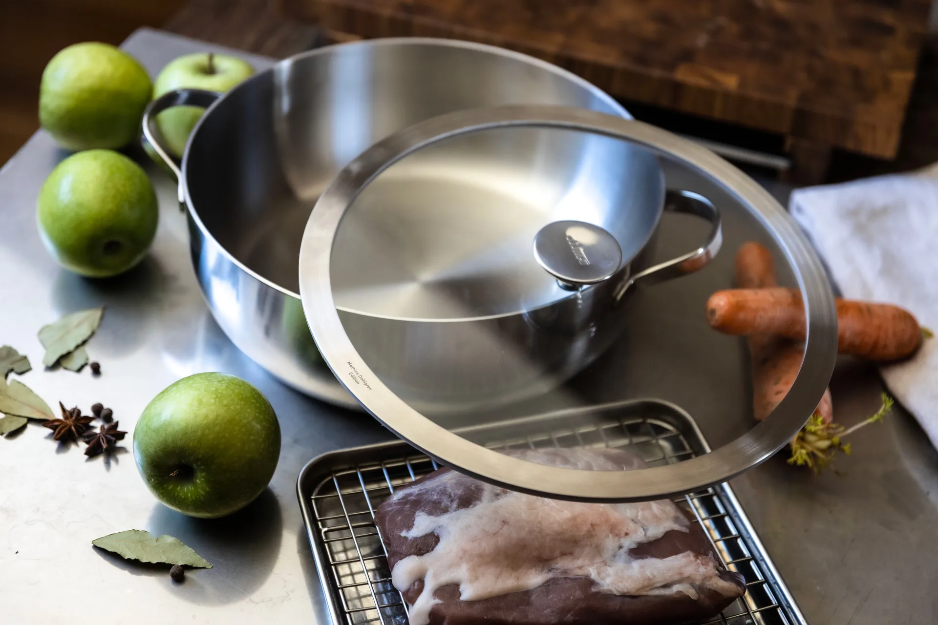 Culimat traktørpanne, Rustfritt stål, Ø30 cm Culimat