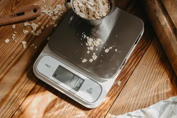 Digital kjøkkenvekt vanntett - Hvit-sølv - Culimat