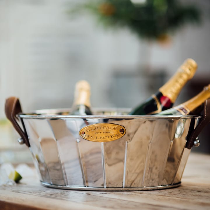Heritage champagnekjøler med lærhank, 30 cm Culinary Concepts