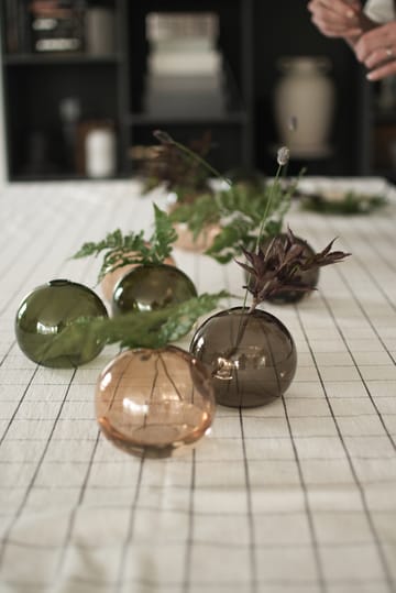 Ball vase Ø10 cm - Brown - DBKD
