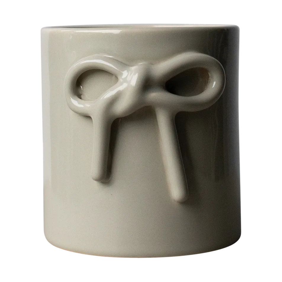 Bow krukke Ø11 cm, Shiny mole DBKD