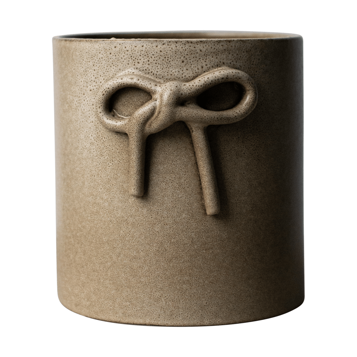 DBKD Bow krukke Ø14 cm Beige