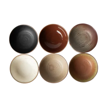 Bowl skål Ø12 cm 6-pk - Multi - DBKD