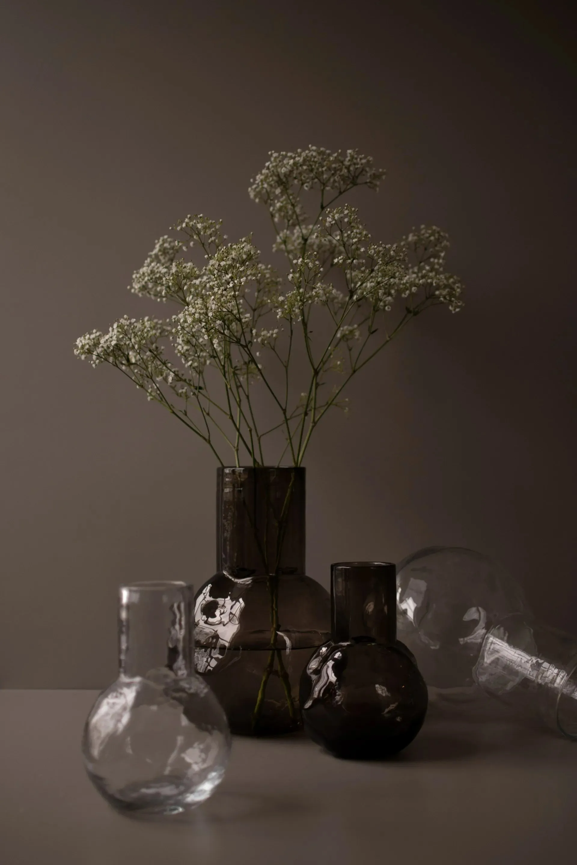 Bunch vase 30 cm, Clear  DBKD