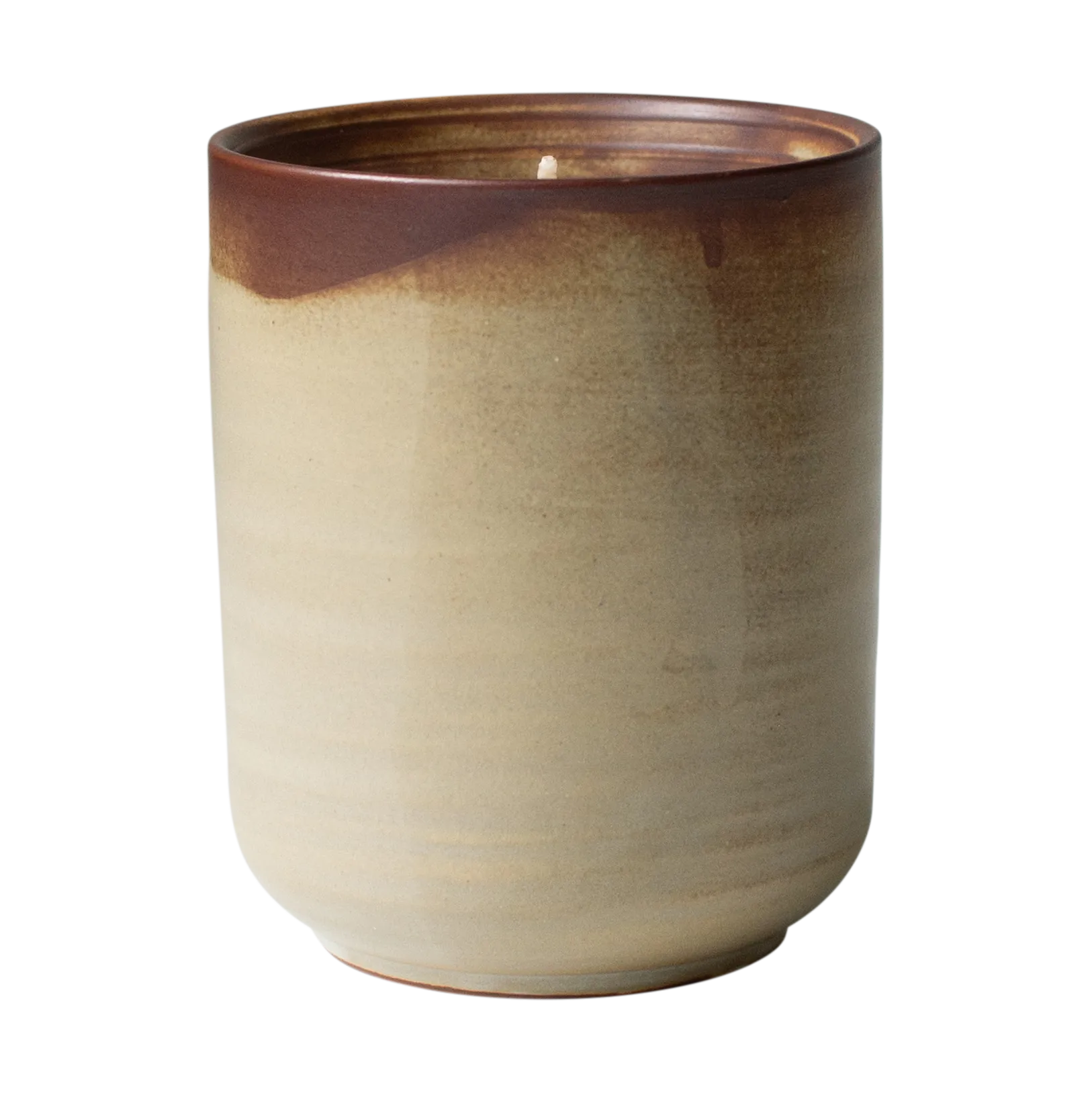 Burn duftlys 60 t, Creme-brown DBKD