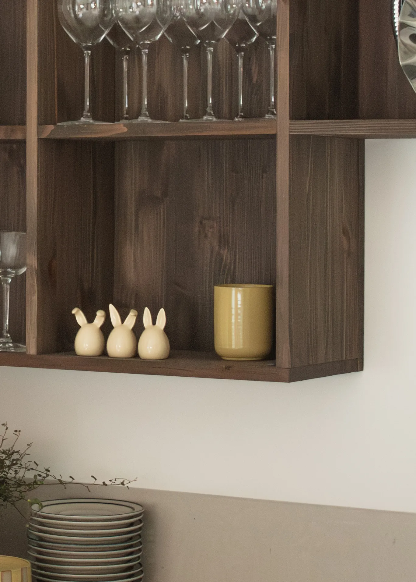 Burn duftlys 60 t, Shiny yellow DBKD