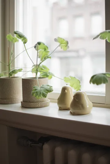 Chubby chicken påskedekorasjon 2-pakning - Shiny yellow - DBKD