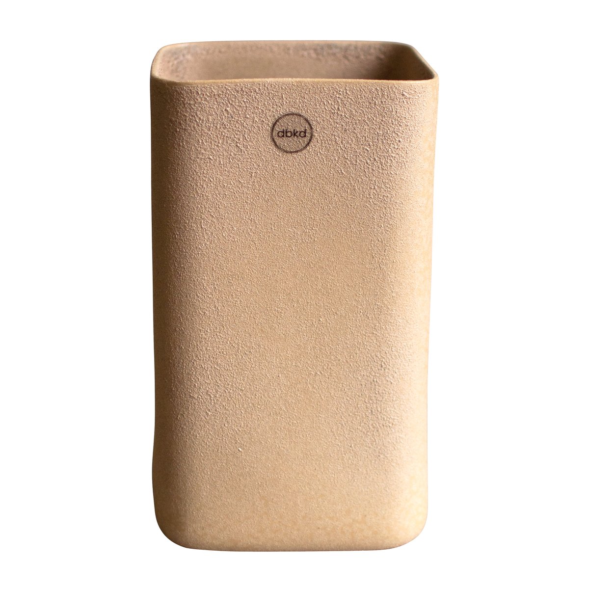 DBKD Cube krukke large Ø 13 cm Sand