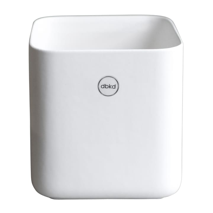 Cube krukke small Ø 13 cm - Matte white - DBKD