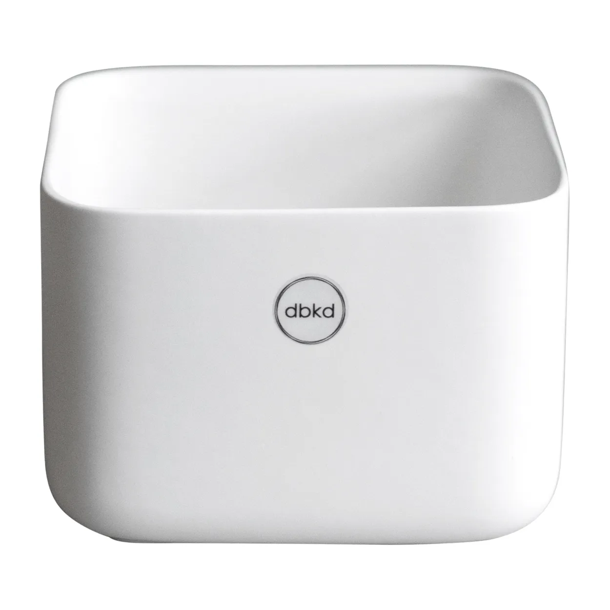 DBKD Cube plant lav krukke Ø 13 cm Matte white