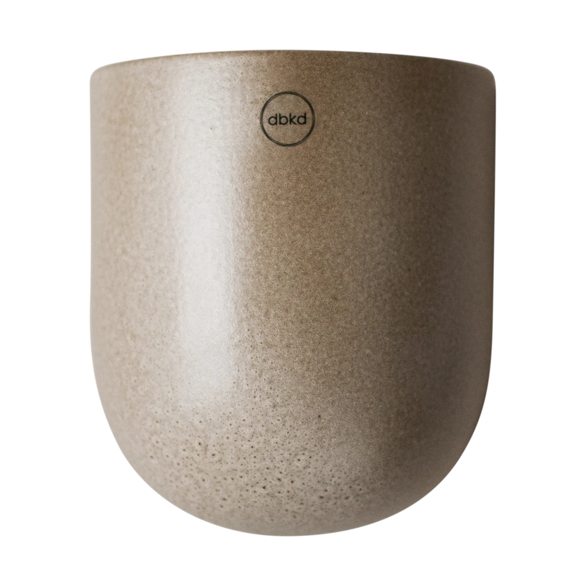 Cut vegghengt krukke beige, Large 17 cm DBKD
