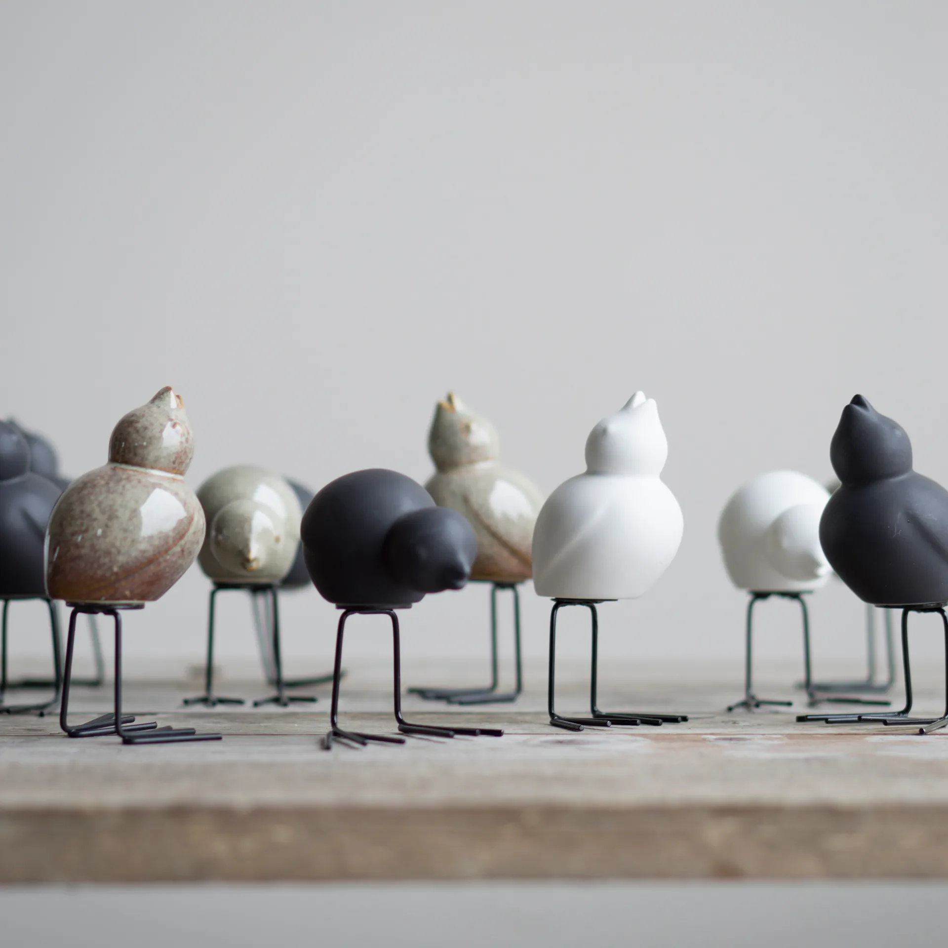 DBKD Swedish Birds påskedekorasjon 2-pakning, Black DBKD