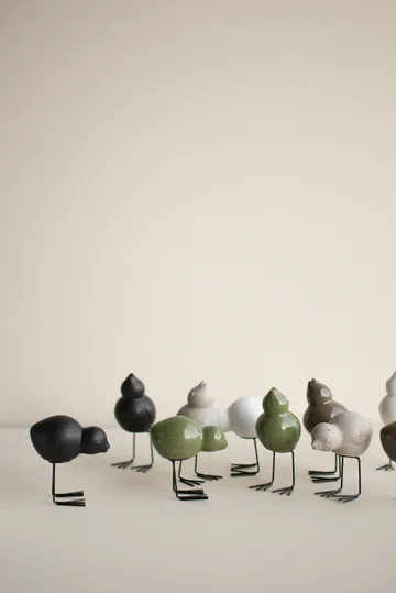 DBKD Swedish Birds påskedekorasjon 2-pakning - Shiny green - DBKD