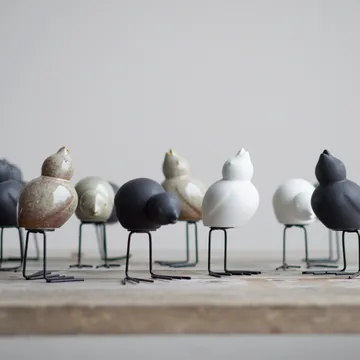 DBKD Swedish Birds påskedekorasjon 2-pakning - White - DBKD