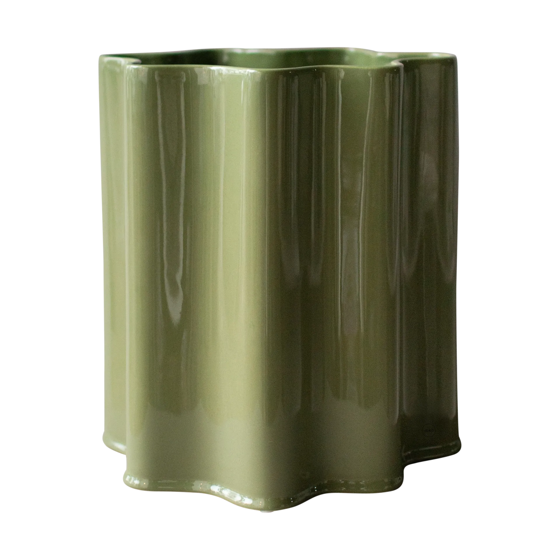 Filter krukke, Shiny green, Ø41 cm DBKD