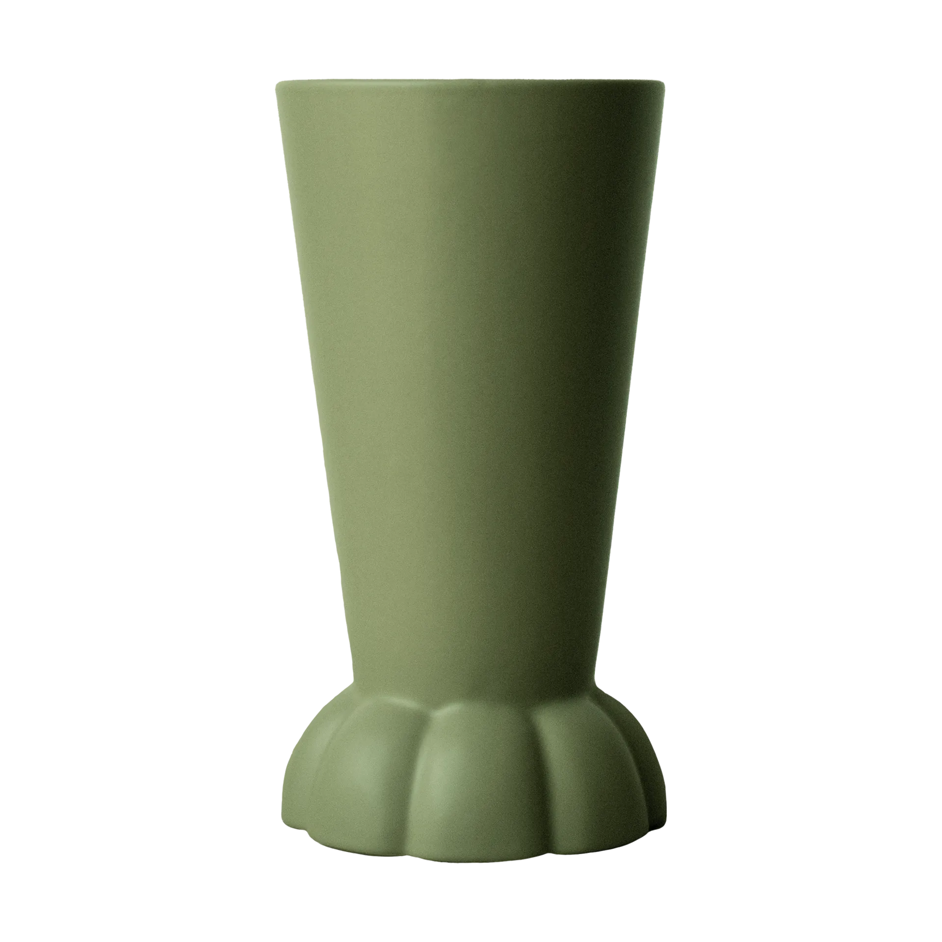 Flora vase 22 cm, Green DBKD