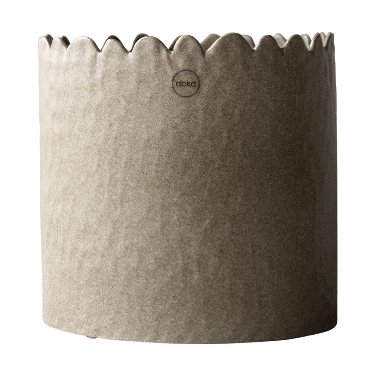 DBKD Flowery krukke Ø20 cm Beige