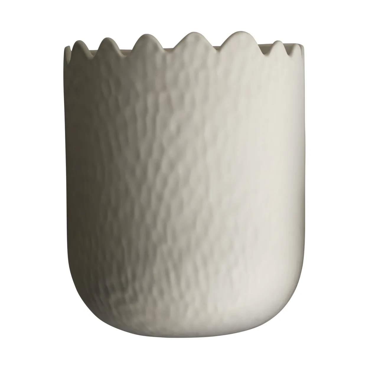 DBKD Flowery veggkrukke 24 cm Creme