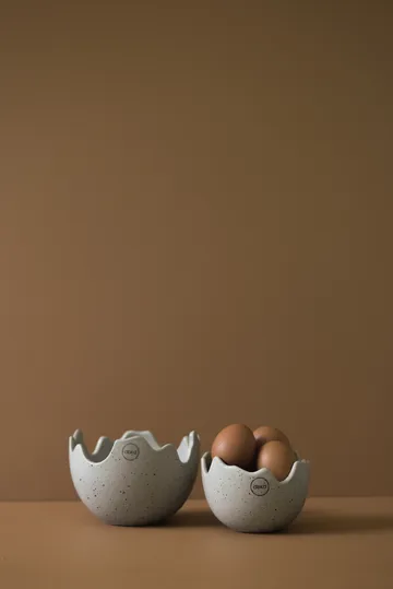 Happy Easter skål eggskal small - Mole dot - DBKD