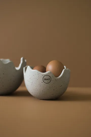 Happy Easter skål eggskal small - Mole dot - DBKD