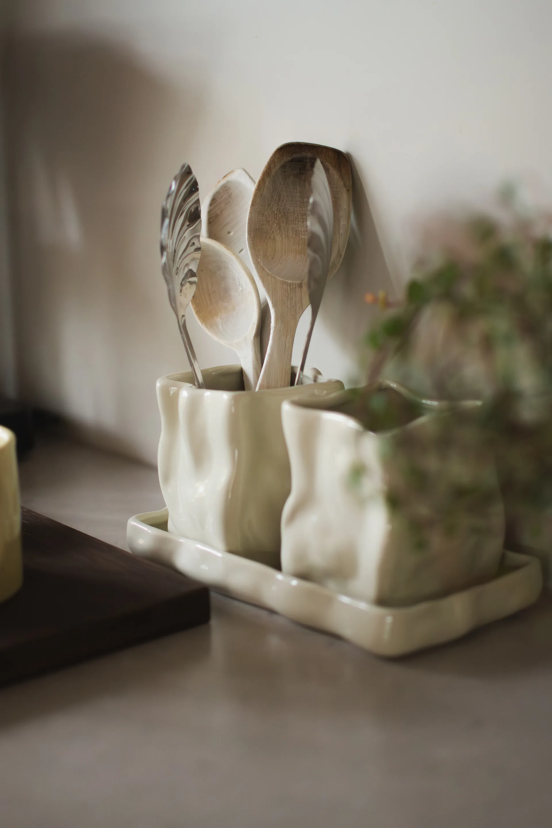 Herb krukke 3 deler, Creme DBKD