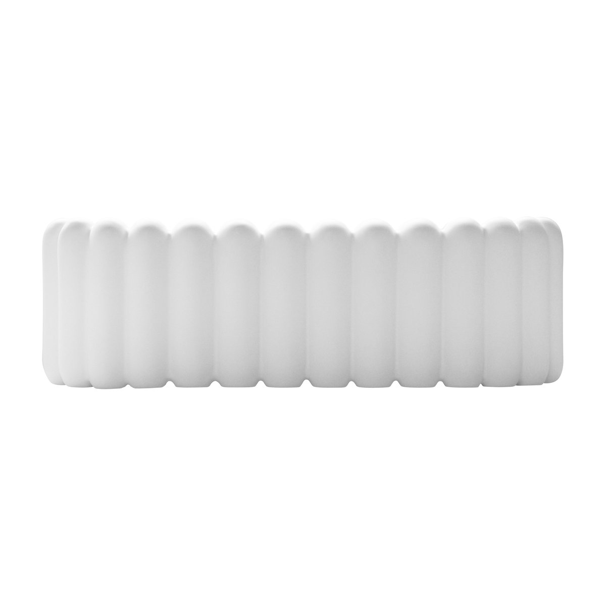 DBKD Mist potte oval small 35 cm White