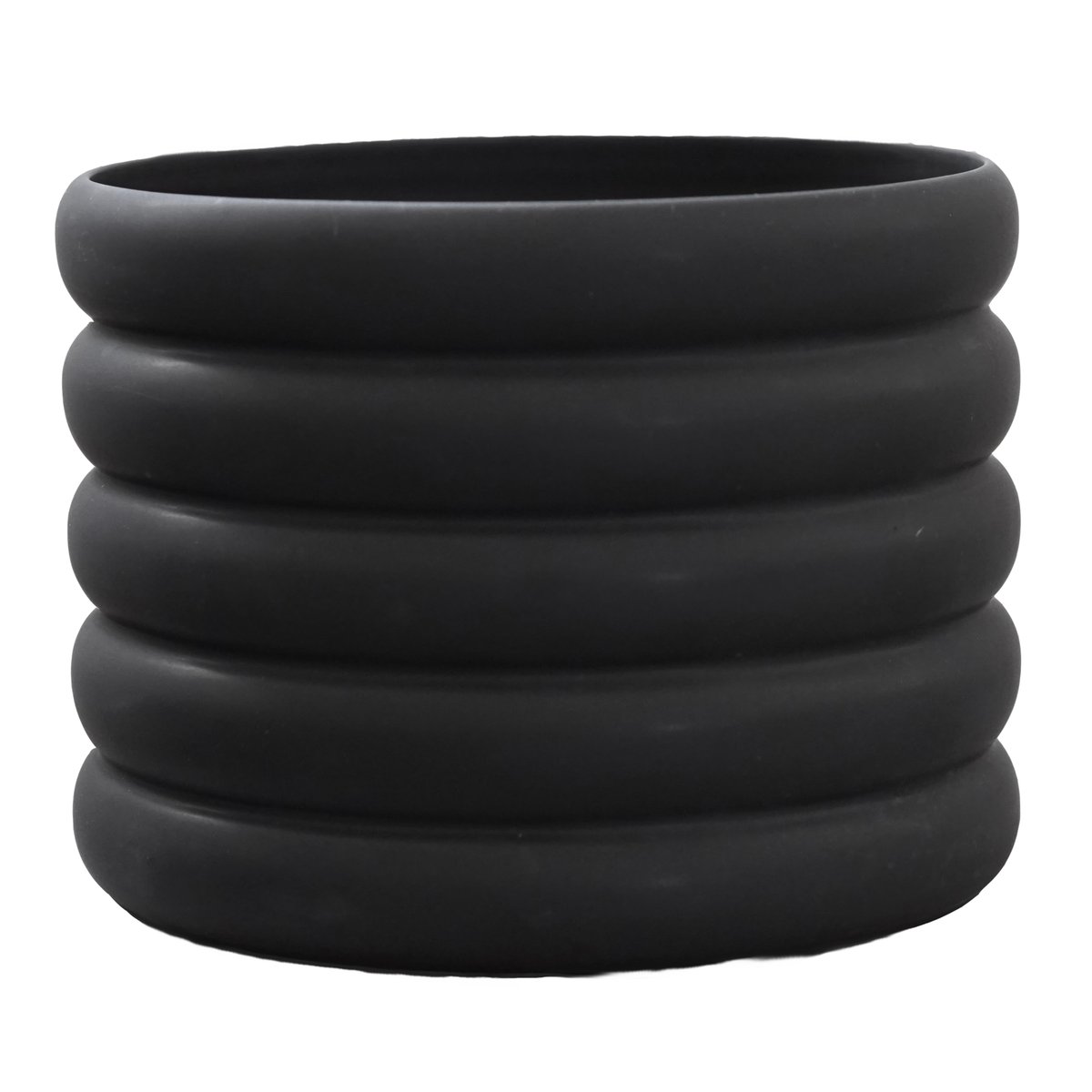DBKD Mud krukke svart Stor, Ø 20 cm