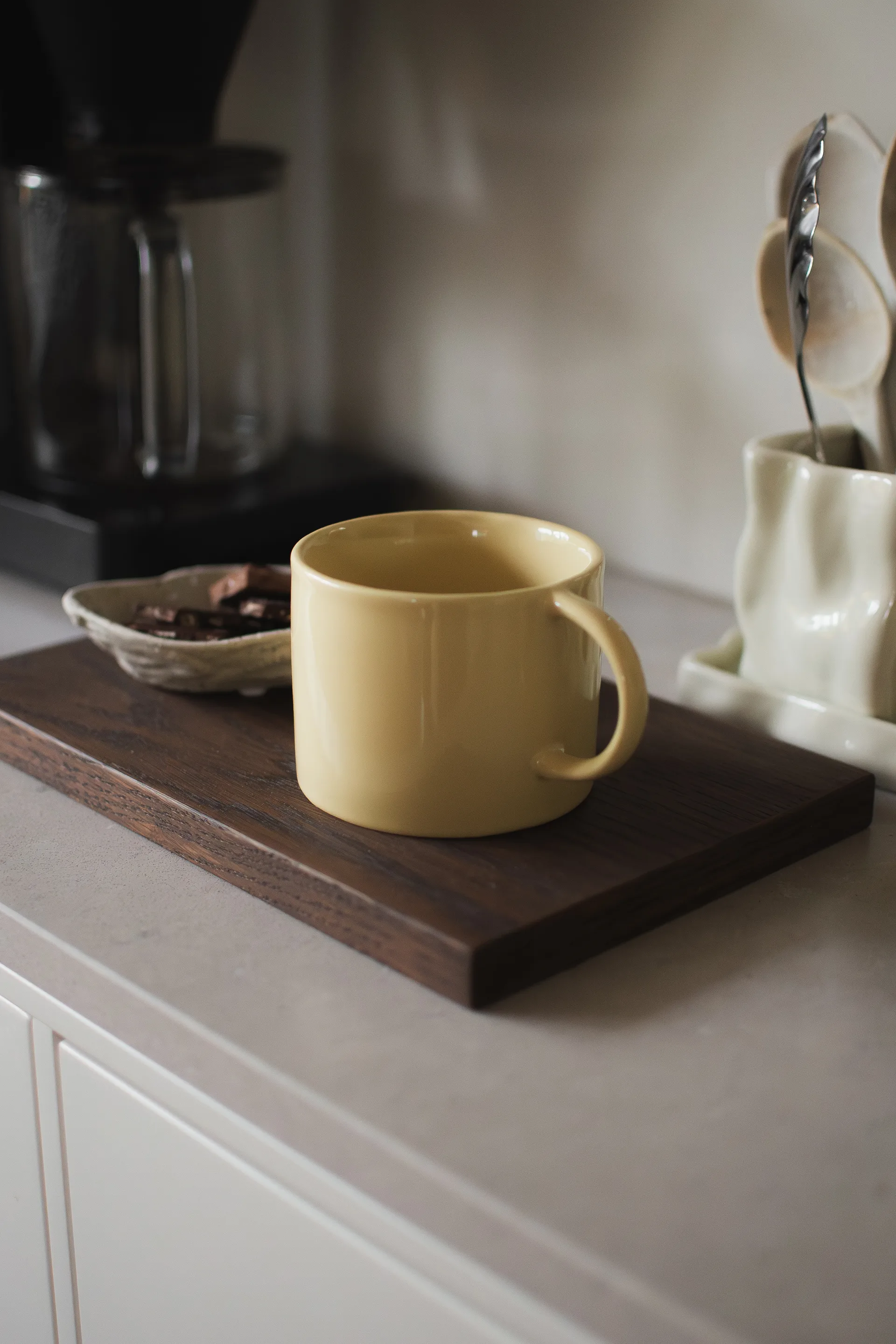 Mug keramisk kopp, Yellow DBKD